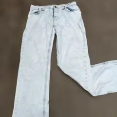 Nudie Jeans ストレートデニム W30 L32 ライトブルーのサムネイル
