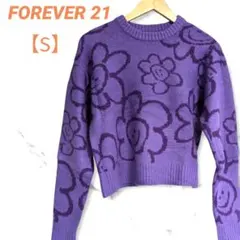FOREVER 21　ニット　セーター　【S】　パープル