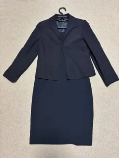 ネイビー ジャケットとワンピースのセット　9号 セレモニースーツ　卒業式入学式