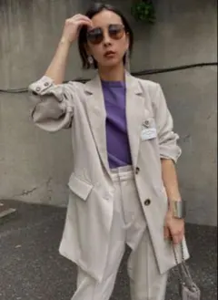 Ameri VINTAGE BACK SIDE JACKET セットアップ