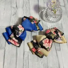 ヘアゴム 和装 七五三 誕生日 和柄 髪飾り ヘアゴム バレッタ クリップ