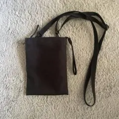 無印良品　黒 ナイロン サコッシュ