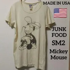 ​USA製美品JUNK FOOD×SM2×ディズニー 逆さミッキー Tシャツ Lのサムネイル