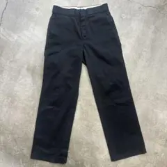希少【USA製】90s Dickies 874 ワークパンツ　ブラック 黒