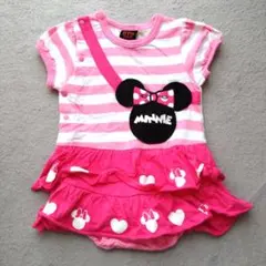 ベビードール　半袖　スカート　ミニーマウス　ロンパース ディズニー　70