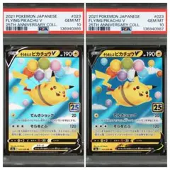 PSA10 2枚セット そらをとぶピカチュウV 連番 ポケカ