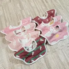 ベビースタイ　よだれかけ　スタイ　ビブ　よだれ掛け　360スタイ　女スタイ