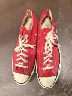 70sチャックテイラー ローカット 赤USAヴィンテージ allstar希少