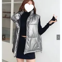 【未開封】GRL スタンダードカラーレザーダウンベスト fo2043