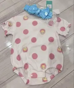 ディズニー トイストーリー ボーピープ 半袖ロンパース ヘアバンド 70.