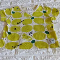 【SKAPE】 スケープレモン柄 半袖Tシャツ 110cm 綿100% キッズのサムネイル