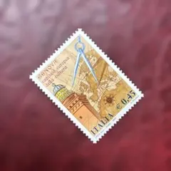 77865セール現品限　外国切手　イタリア発行建築物他1種揃