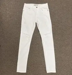 ZARA MAN ストレッチスキニー　ダメージ　ジーンズ　30インチ