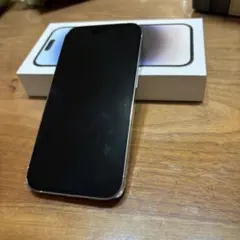 Apple iPhone 14 Pro ホワイト 本体　背面割れ