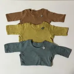 ベビー服　ボディスーツ 薄手ロンパース　3点セット