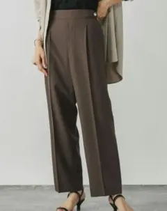 【新品】グローバルワーク オテラクSET UP ストレートパンツ ダークブラウンのサムネイル
