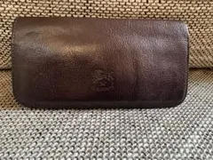 イルビゾンテ IL BISONTE 長財布 レザー ダークブラウン