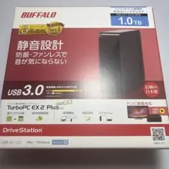 BUFFALO 外付けHDD 1.0TB HD-LC1.0U3-BKE