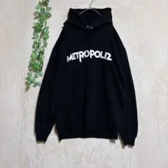 a1653 三代目JSB METROPOLIZ 公式パーカー L黒 ライブグッズ