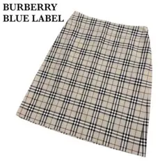 BURBERRY BLUE LABEL ノバチェック 膝丈スカート 36のサムネイル