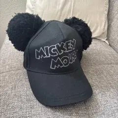 ミッキーマウス ポンポン付きキャップ