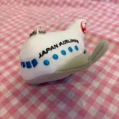 JAPAN AIRLINES 飛行機型ぬいぐるみ