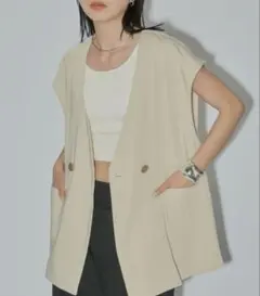 ダブルボタンジレ　ベスト　アントマリーズ　ハレの日　入学式　オケージョン