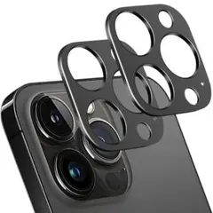 iPhone14 Pro/14 ProMax レンズ保護カバー 2枚セット 黒