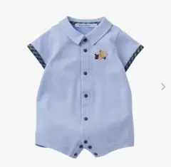 2025SS 今季デザイン　ファミリア　袖付き　ロンパース　80