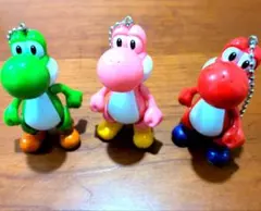 スーパーマリオ ヨッシー キーホルダー 3体セット