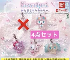 4点セットジュエルペット めじるしアクセサリー