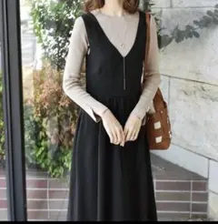 The Secret bean バックリボンスタイルアップジャンスカ