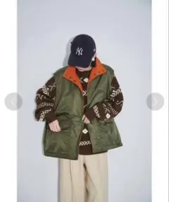 GLR or＞ 2way スタンド リバーシブル ベスト -ユニセックス