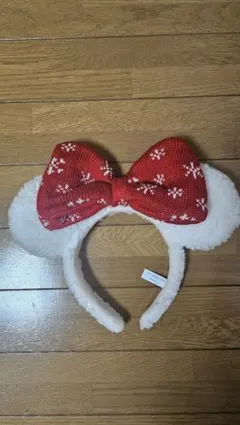 ミニーマウス　カチューシャ　クリスマス