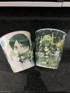 進撃の巨人 エレン コップ 2個セット
