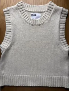 MHL. アイボリー ニットベスト