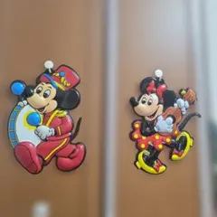 ディズニー 壁飾り ミッキー＆ミニー セット ヤングエポック社製