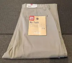 オールドUNIQLO ユニクロ ベージュ ノータックチノパンツ 76×79