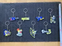 スプラトゥーン3 一番くじG賞 ラバーキーホルダー 全8種セット