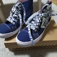 VANS ネイビー ハイカットスニーカー