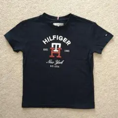TOMMY HILFIGER★子供用ネイビーTシャツ◎サイズ122☆USED