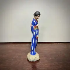 大正ロマン◆夢二風◆かいち 淳一 郷土玩具 昭和レトロ 着物美人 置物 大正ロマン◇夢二風◇かいち 淳一 郷土玩具 昭和レトロ 着物美人 置物