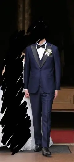 バッグ付き☆ELLE MARIAGE TIMEO タキシード ワタベウェディング