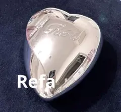 Refa シルバー ハート型ヘアブラシ