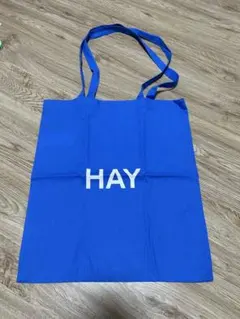 HAY ロゴ トートバッグ 青