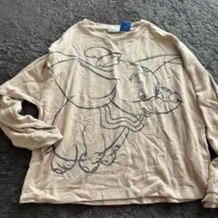 ZARA ダンボ 長袖カットソー 140cm ベージュ