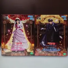 名探偵コナン　XrossLink フィギュア　工藤新一　毛利蘭