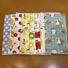 マイクロファイバー　タオル　クロス　ふきん　8点