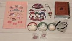 あんスタ　紅月　鬼龍紅郎＆蓮巳敬人 おまんじゅう&紅茶缶＆A5クリアファイル等