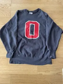 チャンピオン リバースウィーブ スウェット USA製 LARGE レアプリント